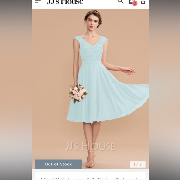JJs house bridesmaid dress - Picture 2 of 7